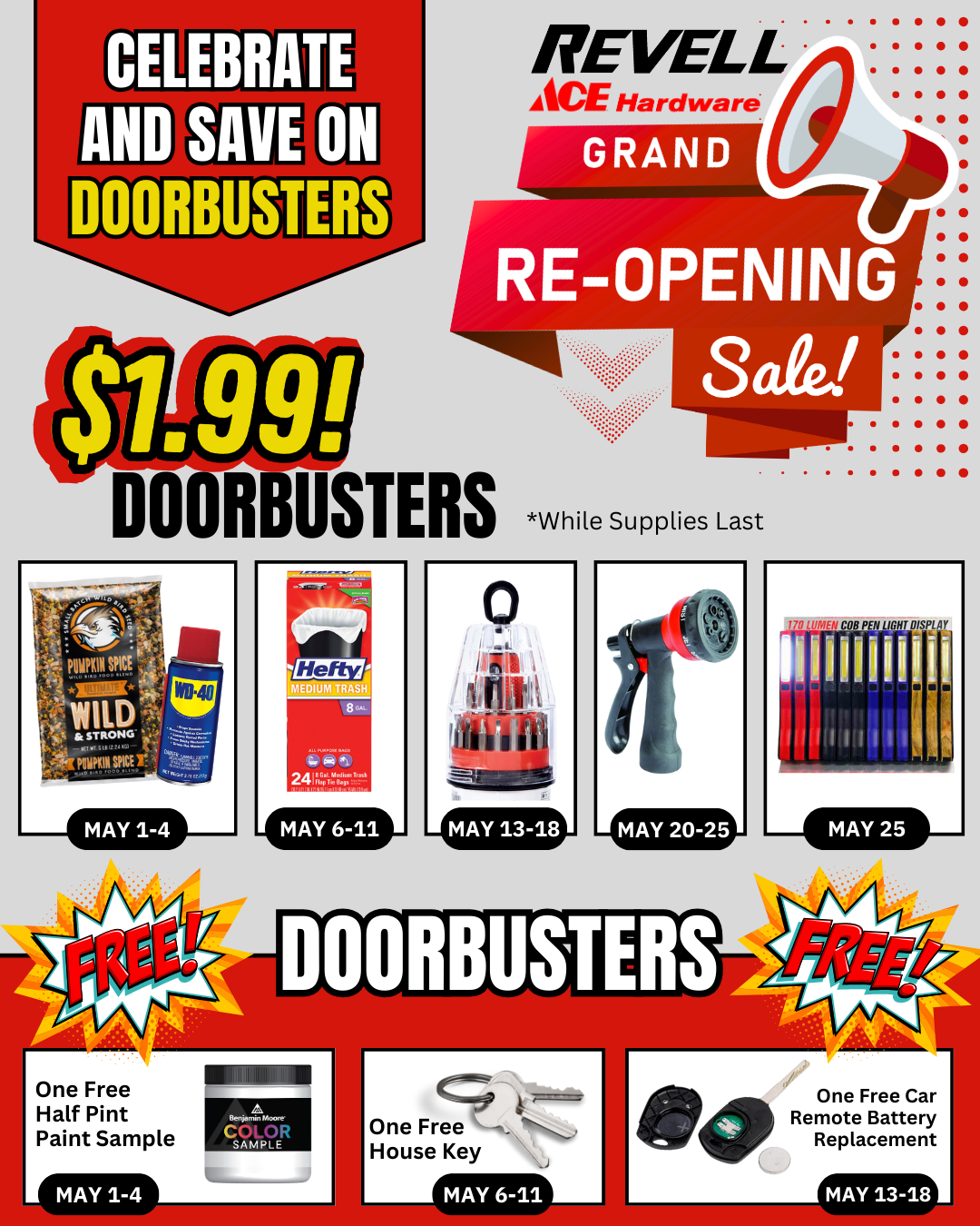 6 Grand Re-Opening