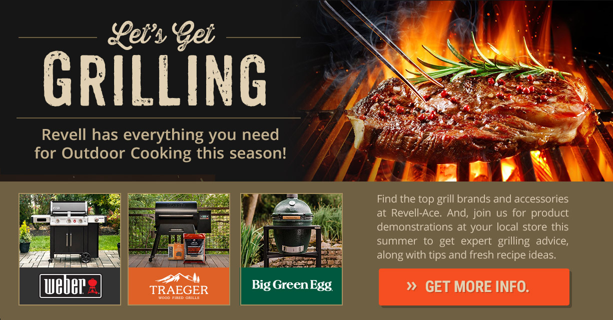 Let's Get Grilling - Revell has everything that you need for outdoor cooking this season!